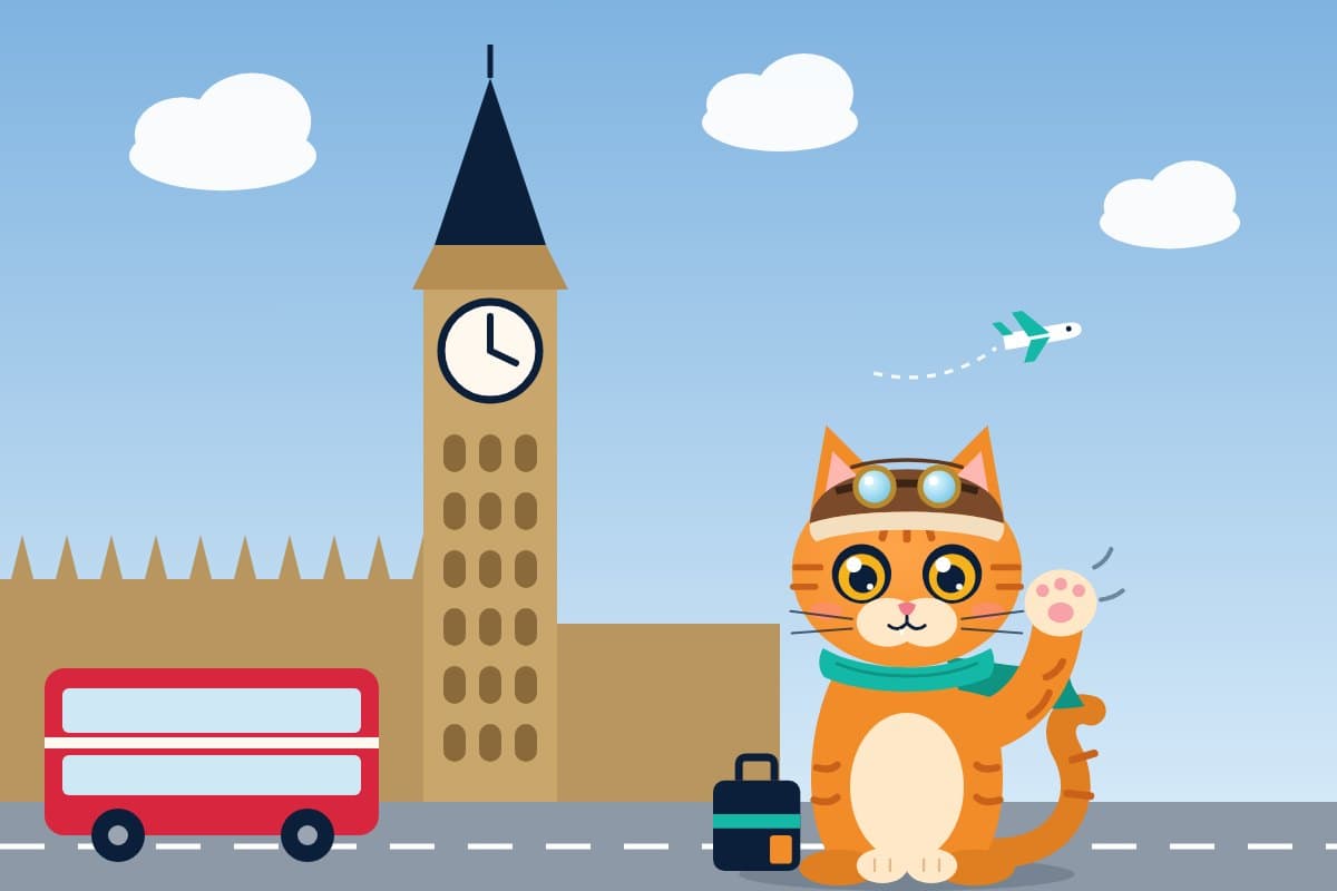 Pounce waving in London